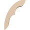 Ekena Millwork 3-inch W x 10-inch D x 14-inch H Ozark Rough Cedar Woodgrain TimberThane Knee Brace, Primed BRCUR03X10X14OZKRCPR - alternate 5